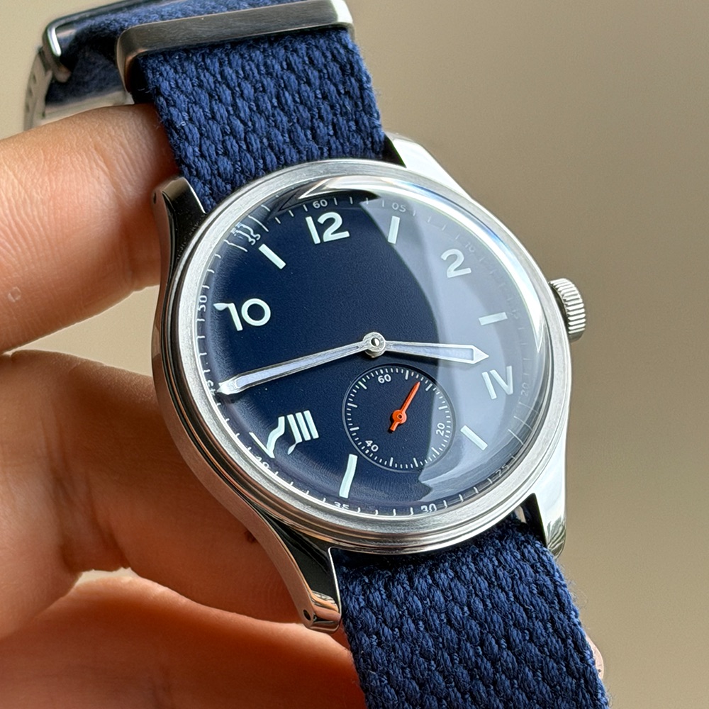 Seiko Watch Presage - カリフォルニアブルー フォーマル ビジネスウォッチ 無菌手巻き機械式時計 防水 メンズウォッチ