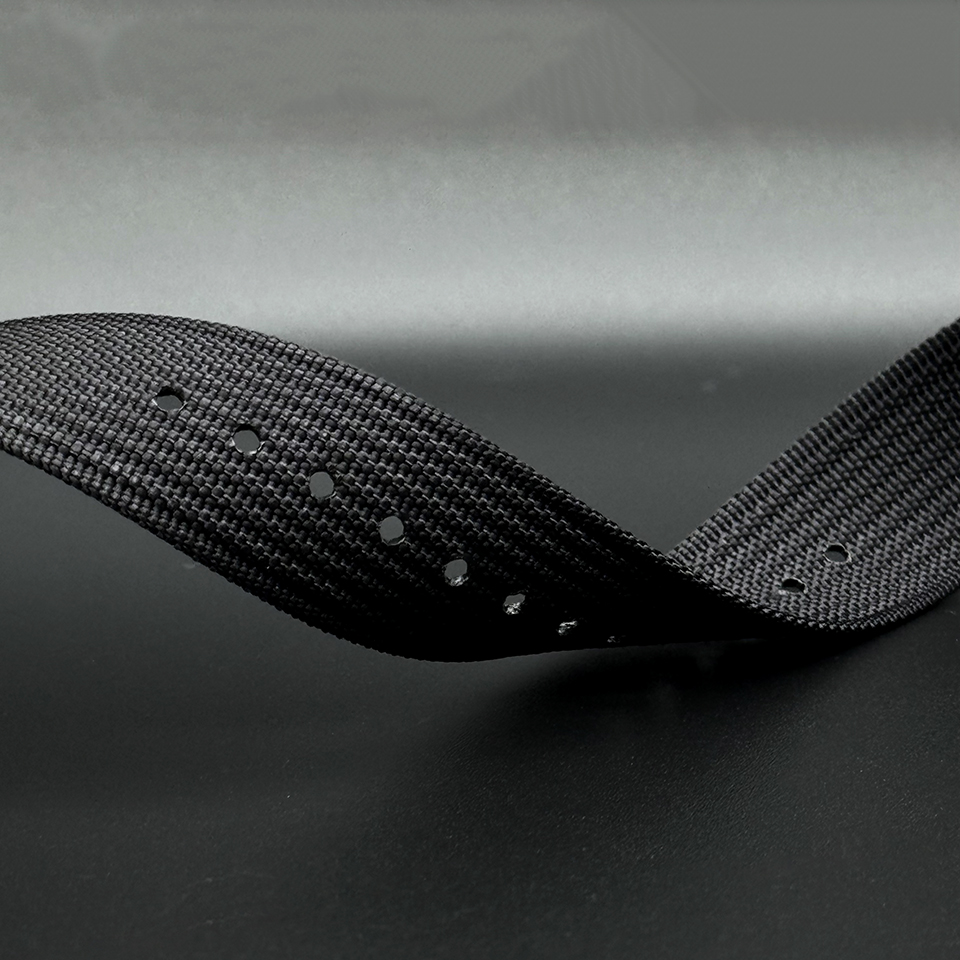 アーミーボンドブラックホワイトグレーカラー生地時計バンド 1 - Nato Strap Nylon のレビューと価格