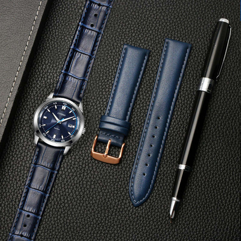 本革ブレスレットブルーカラー時計ストラップシティゼン ro- - Cartier Watch Ballon Bleu のレビューと価格