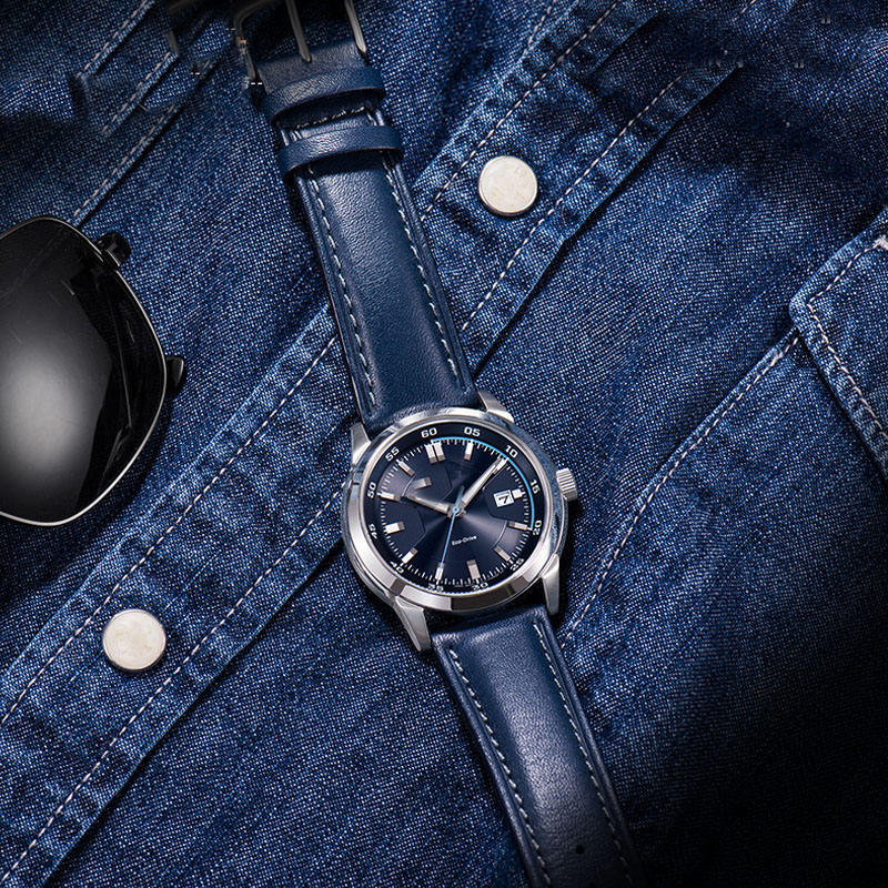 本革ブレスレットブルーカラー時計ストラップシティゼン ro- - Cartier Watch Ballon Bleu のレビューと価格